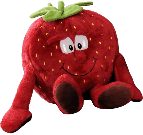 Kuscheltier Erdbeere